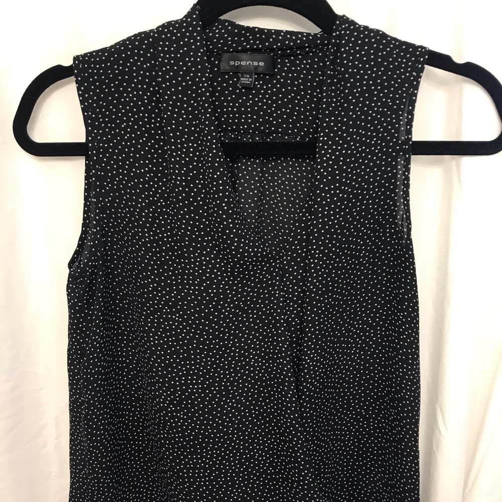 Polka dot work shirt
